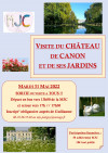 MJC - Visite du Château de CANON et de ses jardins