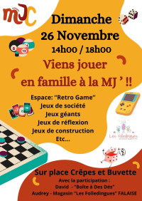 Week-end du Jeu - Animation du dimanche à la MJC