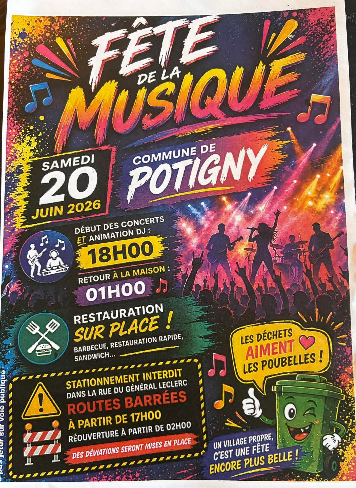 Potigny FÊTE DE LA MUSIQUE À POTIGNY SAMEDI 20 JUIN 1781077367 1